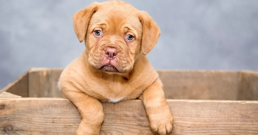 crate training a puppy at night